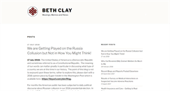 Desktop Screenshot of bethclay.com